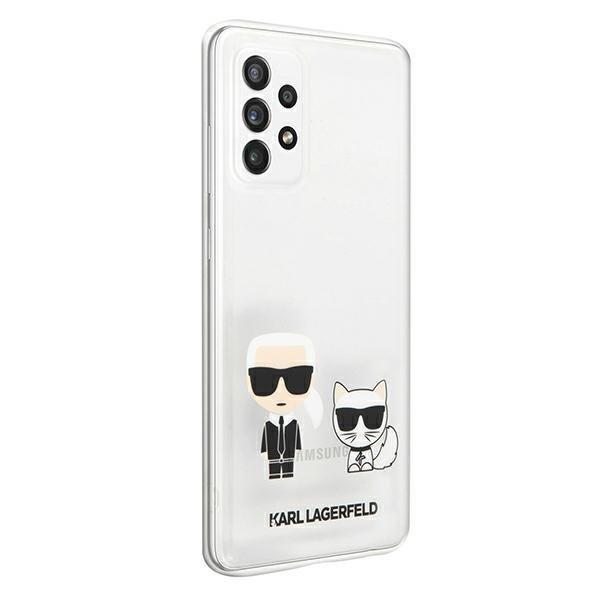 Karl Lagerfeld Will Galaxy A72 Karl & Choupette - läpinäkyvä