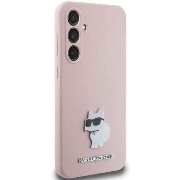 Karl Lagerfeld Galaxy S23 FE Mobilskal Silikon Choupette Metal P