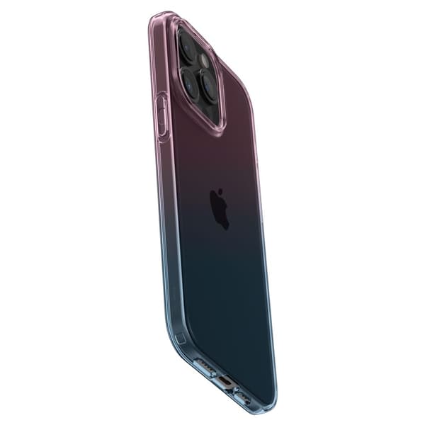 Spigen iPhone 15 Pro -kännykkäkuori Liquid Crystal - Gradation Rosa Rosa