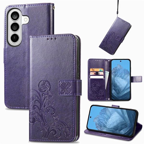 Plånboksfodral för Samsung Galaxy S26 Plus Konstläder - Lila