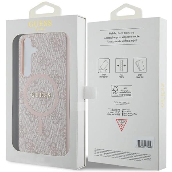 Guess Galaxy S24 Mobilskal Magsafe Collection - Rosa