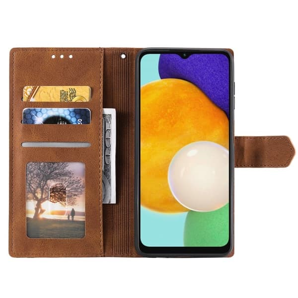 Samsung Galaxy A57 Plånboksfodral Konstläder - Brun