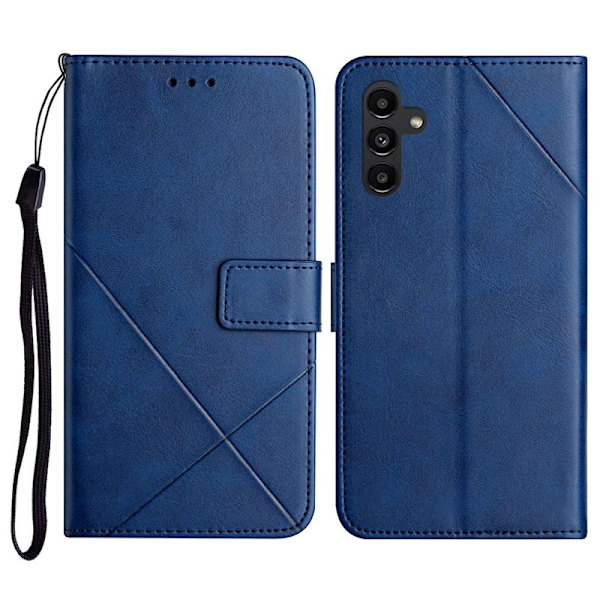 Plånboksfodral för Samsung Galaxy S26 Plus Konstläder med handledsrem - Blå