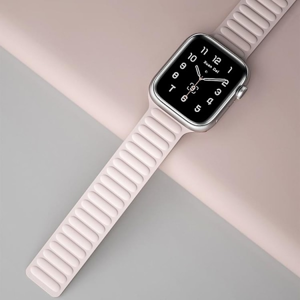 Apple Watch 2/3/4/5/6/SE (38/40/41mm) Armband Magnetic Strap - Brun