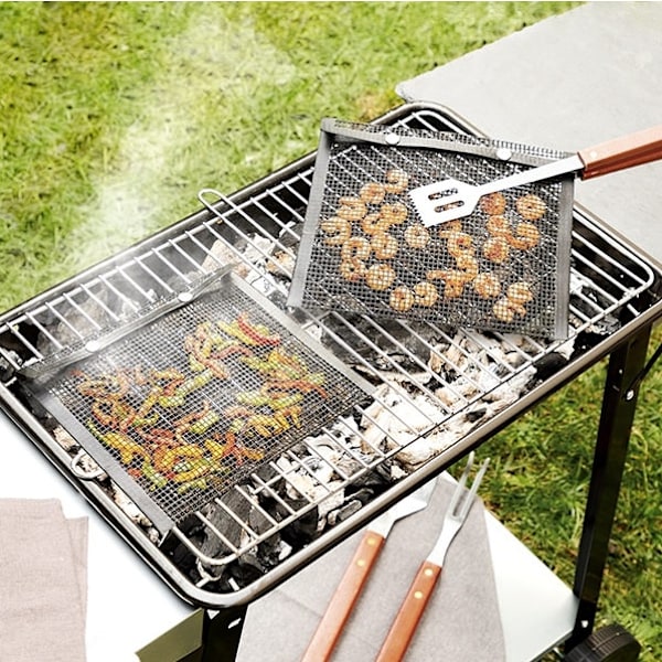 2-pack Grillpåsar, nätpåsar till grillen 2-Pack
