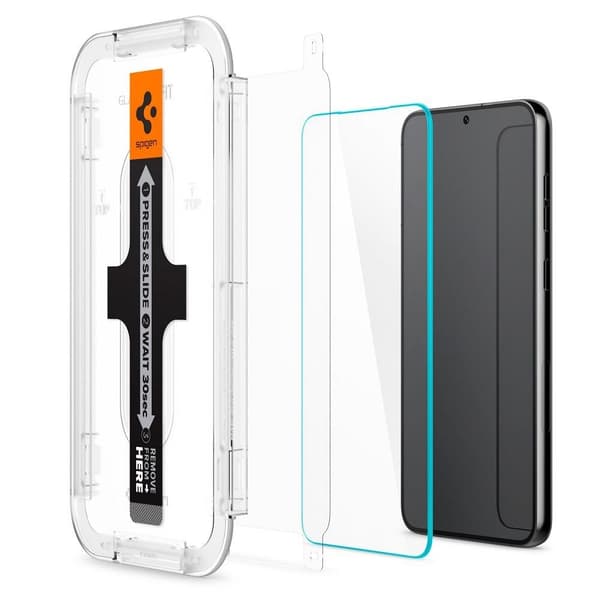 Spigen GLAS.TR „EZ FIT“ 2-pak til Samsung S23 gennemsigtig Transparent