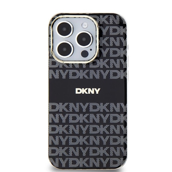 DKNY iPhone 13 Pro/13 Mobilskal Magsafe IML Mono & Stripe - Svart Svart