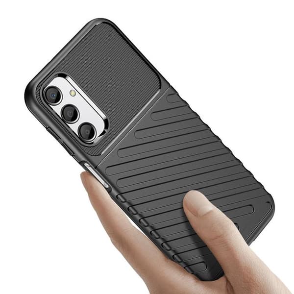 Mobilskal till Galaxy M34 Thunder Armored - Svart Svart