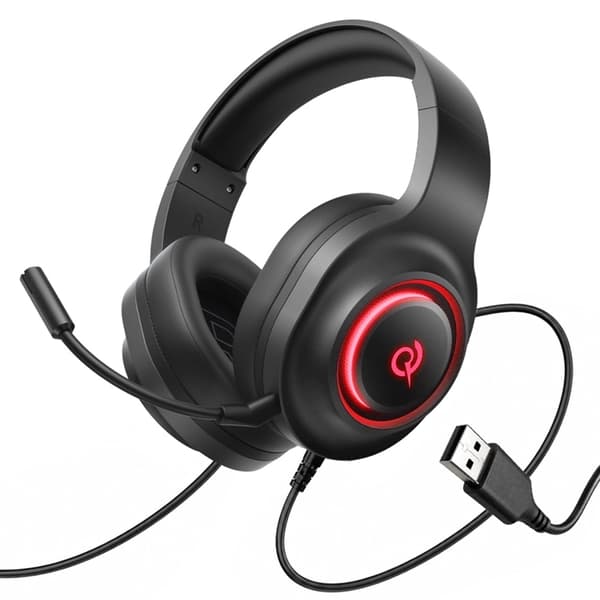 QCY Hörlurar On-Ear V200 Pro med Detachable Mikrofon - Svart