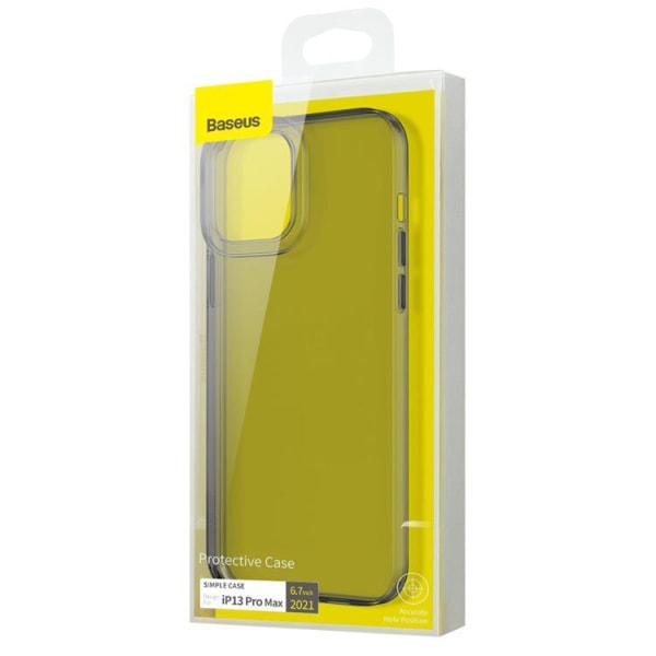 Baseus Simple Series Gel Cover iPhone 13 Pro - Sort Black