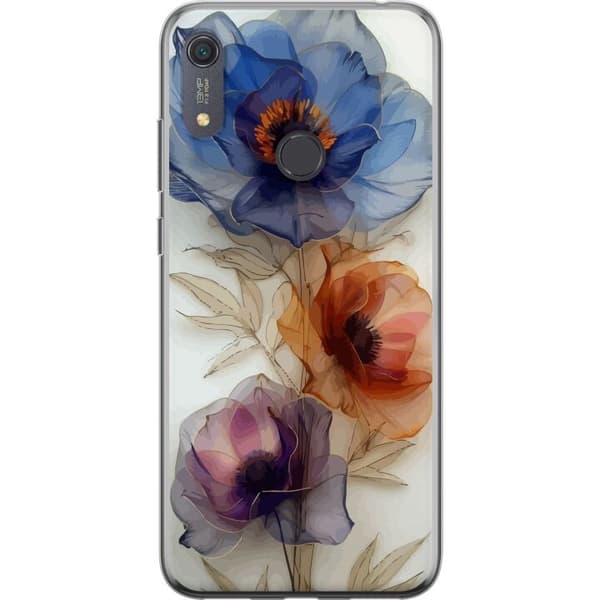 Mobilcover til Huawei Y6s (2019) med Silkeblomster