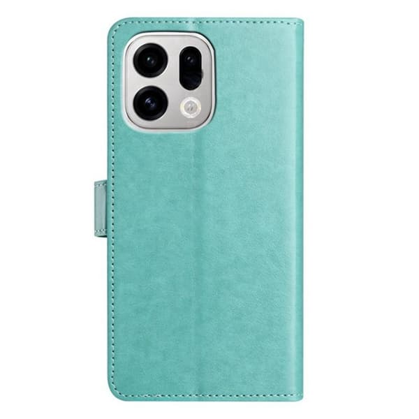 Oppo Find X9 Pro 5G Plånboksfodral Konstläder Grön
