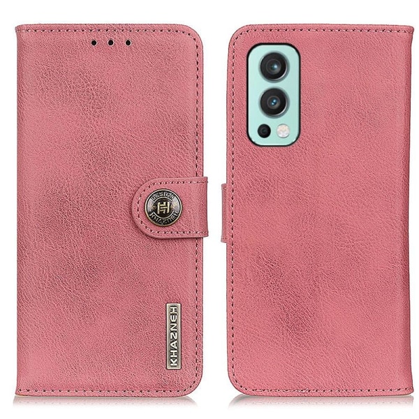 KHAZNEH Pung Etui OnePlus Nord 2 5G - Pink Pink