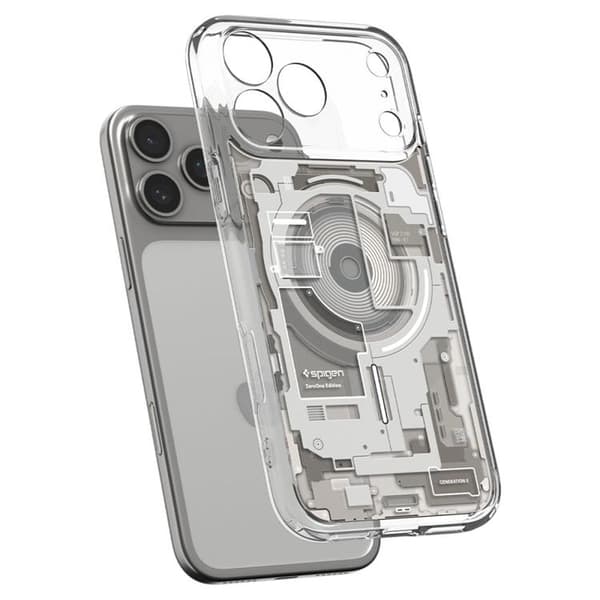 Spigen Mobilskal För iPhone 18 Pro/17 Pro Magsafe Ultra Hybrid Zero One - Titan