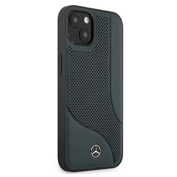 Mercedes iPhone 13 Mini Skal Läder - Marinblå Blå