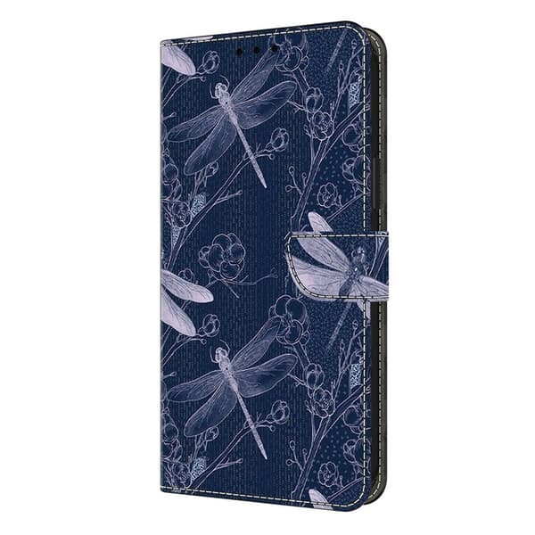 Samsung Galaxy S26 Plus Plånboksfodral Konstläder Flip Ställ - Dragonfly