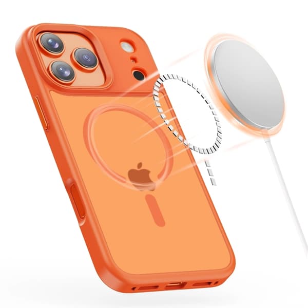 Tech-Protect telefontaske til iPhone 17 Pro Max Magsafe Matte - Kosmisk Orange Orange