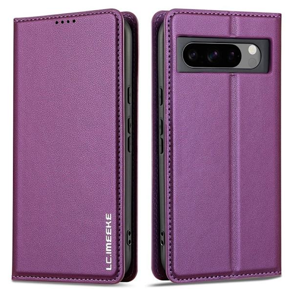 LC.IMEEKE L1 Series Google Pixel 8 Pro Plånboksfodral Konstläder - Lila