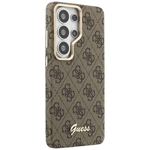 Guess Mobilskal För Galaxy S26 Ultra MagSafe 4G Script - Brun Brun