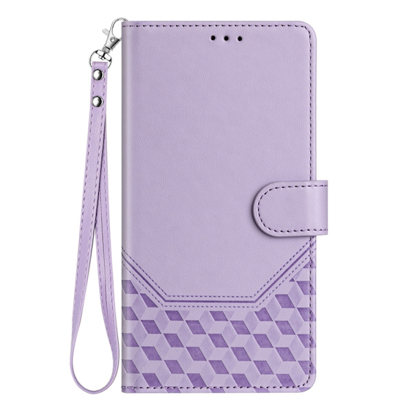 Nothing CMF Phone 2 Pro Plånboksfodral Imprinted Honeycomb RFID Lila