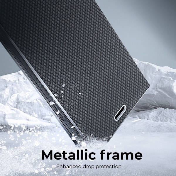 Galaxy S9 Plus Plånboksfodral Forcell Luna Carbon - Svart Svart