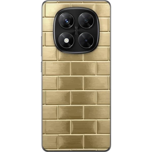 Mobilskal till Xiaomi Redmi Note 14 Pro med Gyllene Murstenar