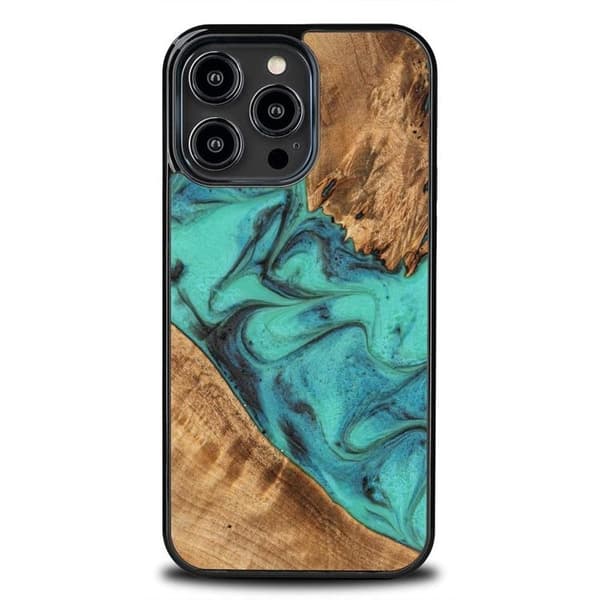 Bewood iPhone 15 Pro Max -puhelinkotelo Unique Turquoise Blå