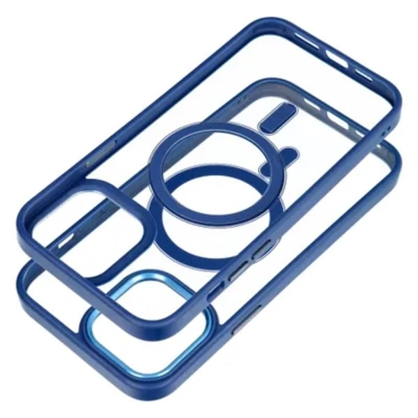iPhone 14 Mobilskal Magsafe Color Edge - Blå