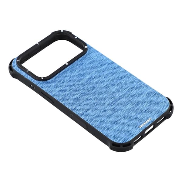 YOUNGKIT Mobilskal till iPhone 17 Pro MagSafe Jeans Cloth - Blå Blå