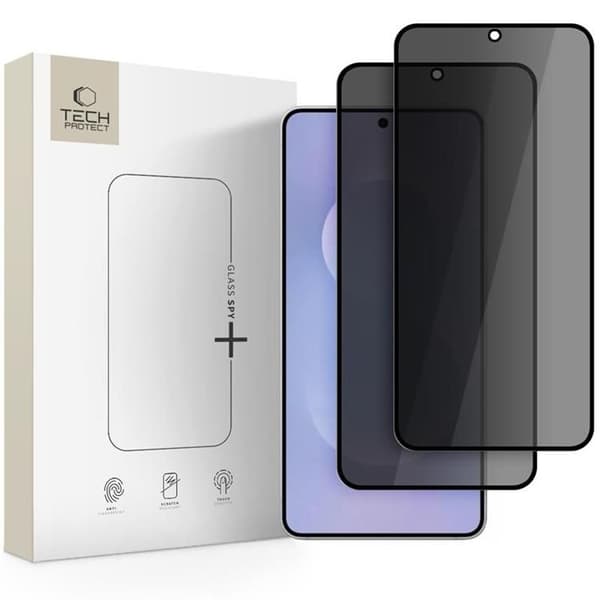 Tech-Protect [2-Pack] Galaxy A16/A17/A26 Privacy Härdat Glas Skärmskydd Svart