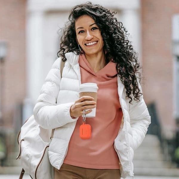 Tech-Protect Apple Airpods Pro 1/2 Taske Silikonekrog - Neon Orange Orange