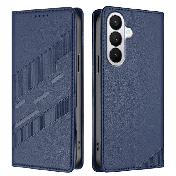 Plånboksfodral för Samsung Galaxy S26 Plus Konstläder Ställ - Mörkblå