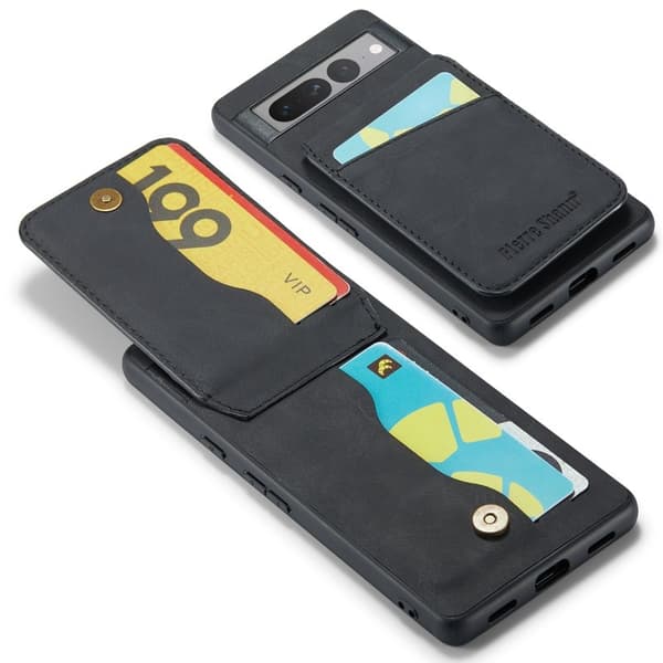FIERRE SHANN Google Pixel 8 Pro Fodral PU+TPU - Svart