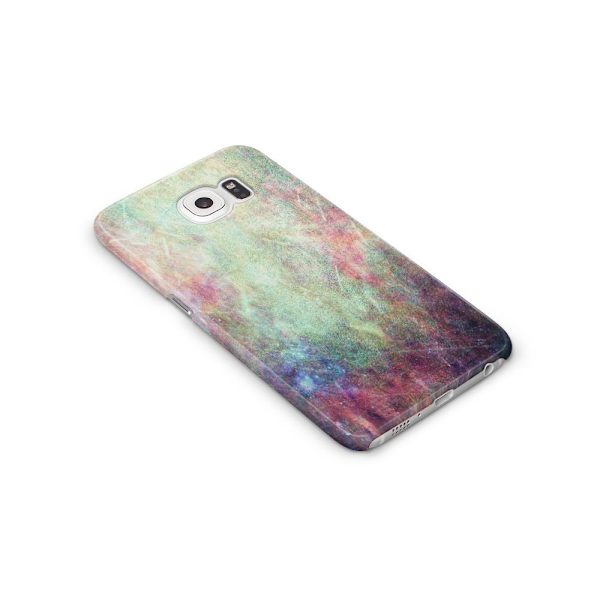 Skal till Samsung Galaxy S6 - Grunge texture - Ljusblå