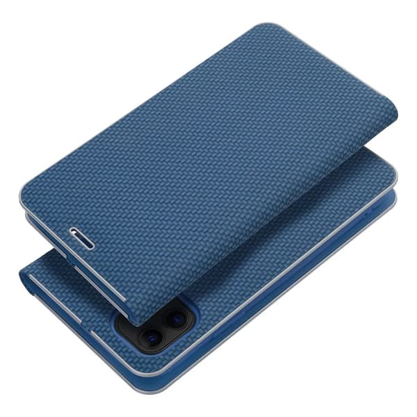 iPhone 17 Pro Max Pung Etui Luna Carbon - Blå Blå