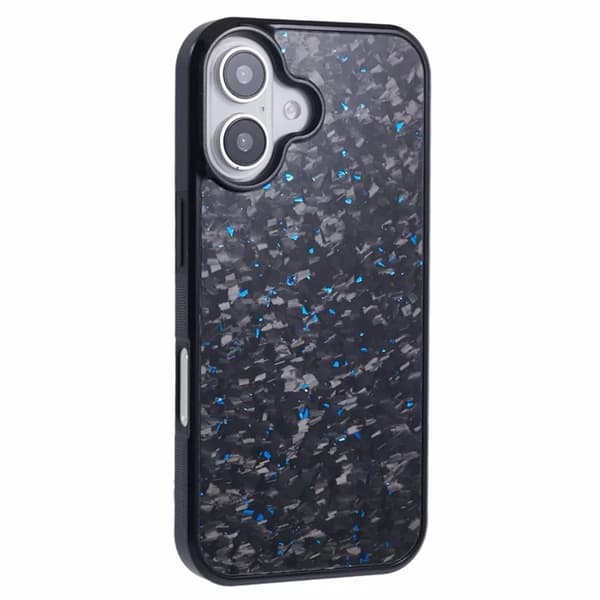 Mobilskal till iPhone 16 Plus Aramid Fiber Forged - Blå Blå