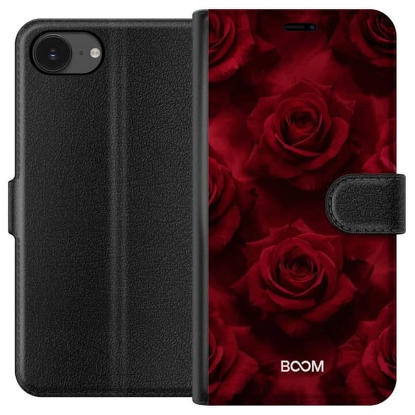 Pung Taske til Apple iPhone 16e med Crimson Rose