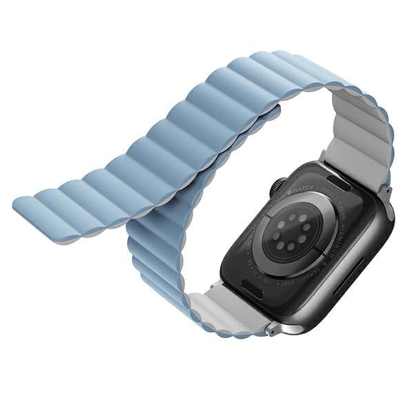 UNIQ Apple Watch  (38/40/41mm) Armband Revix - Vit-Blå