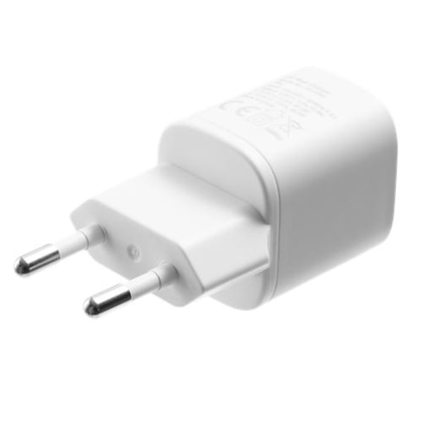 Deltaco - Seinälaturi USB-A:lla Lightning-kaapelille 1 m - Valkoinen White