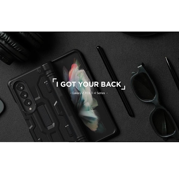 Galaxy Z Fold 4 Mobilskal VRS DESIGN Terra Guard Active S Svart