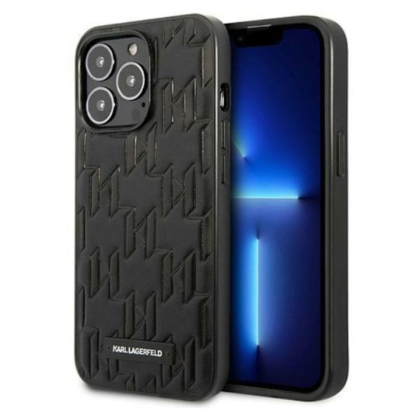 Karl Lagerfeld iPhone 13 Pro Max Skal Monogram Plaque - Svart Svart