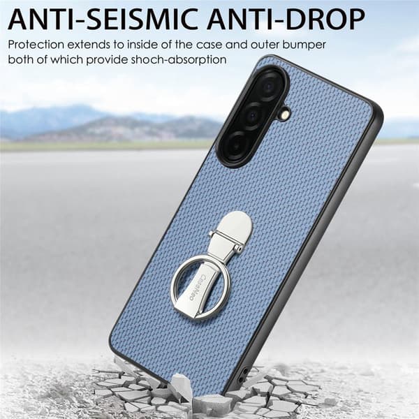 Mobilskal för Samsung Galaxy S26 Plus Kortfack Kickstand - Blå