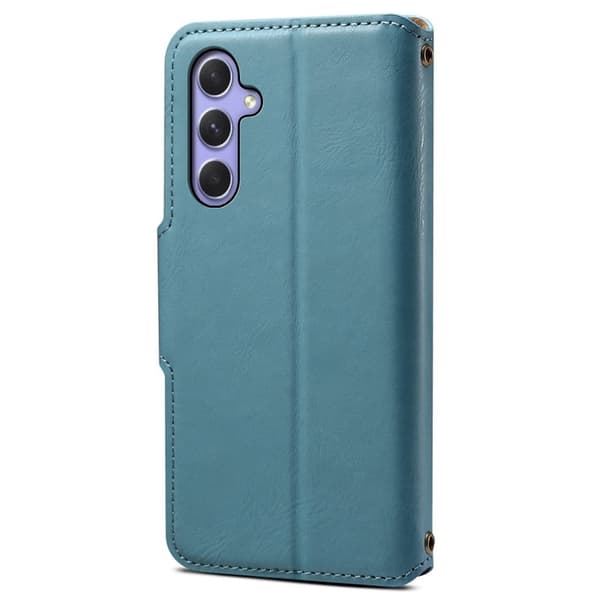 DENIOR Samsung Galaxy A54 5G Plånboksfodral Konstläder Blå