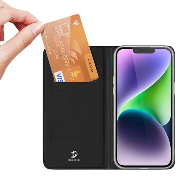Dux Ducis iPhone 15 Plus Pungetui Skin Pro - Sort Black