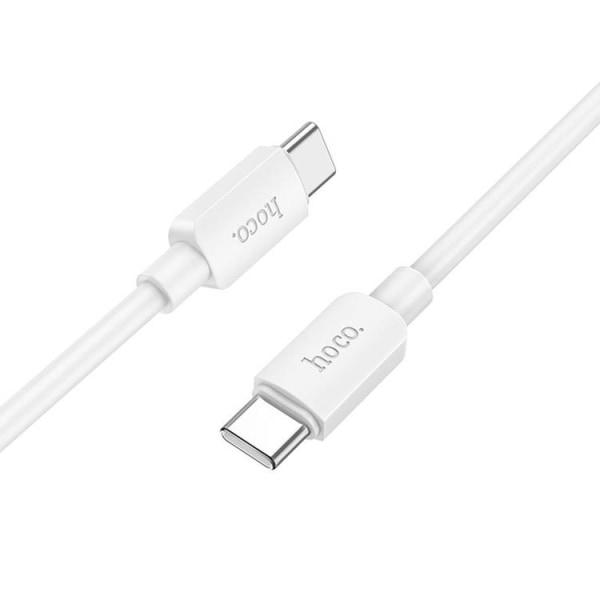 Hoco USB-C–USB-C-kaapeli 1 m 100 W - valkoinen