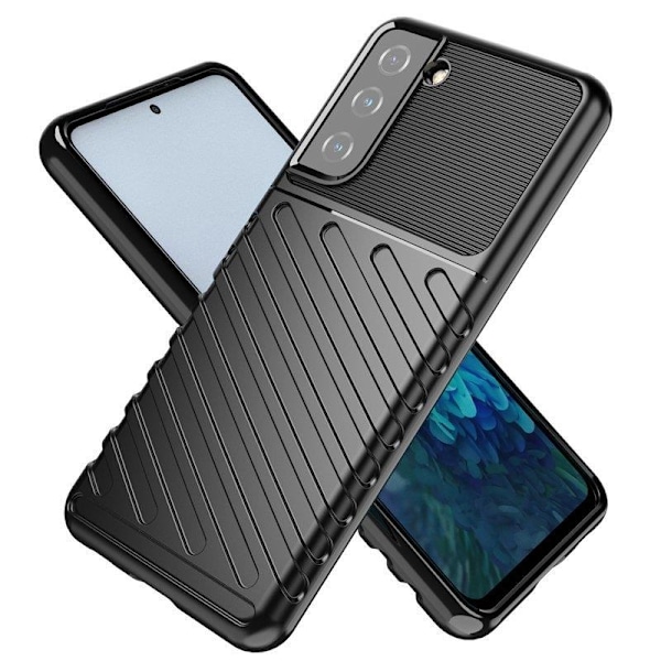 Galaxy A14 5G Skal Thunder Silicone Armor - Svart Svart