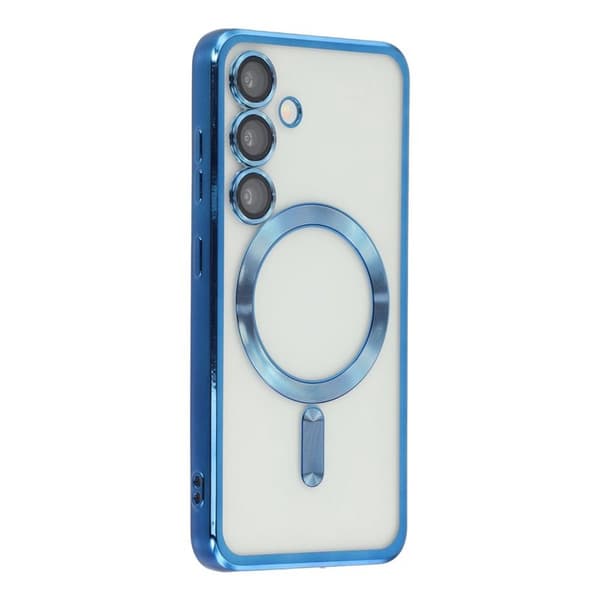 Mobilskal för Samsung Galaxy S26 Magnetiskt TPU + Glaslins Skydd - Mörkblå