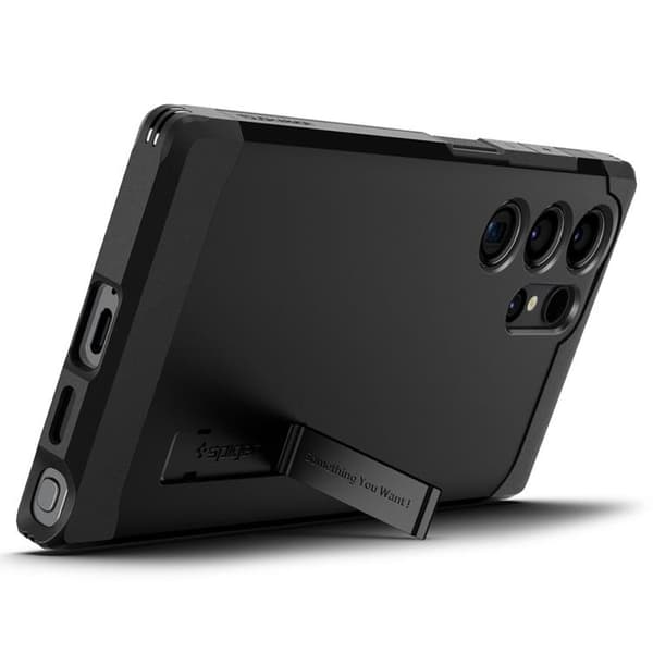 Spigen Galaxy S24 Ultra Mobilskal Tough Armor - Sort Svart
