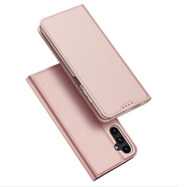 DUX DUCIS Skin Pro Galaxy A24 4G Plånboksfodral PU Läder - Rosa Guld