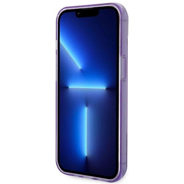 GUESS iPhone 14 Plus Skal Translucent - Lila
